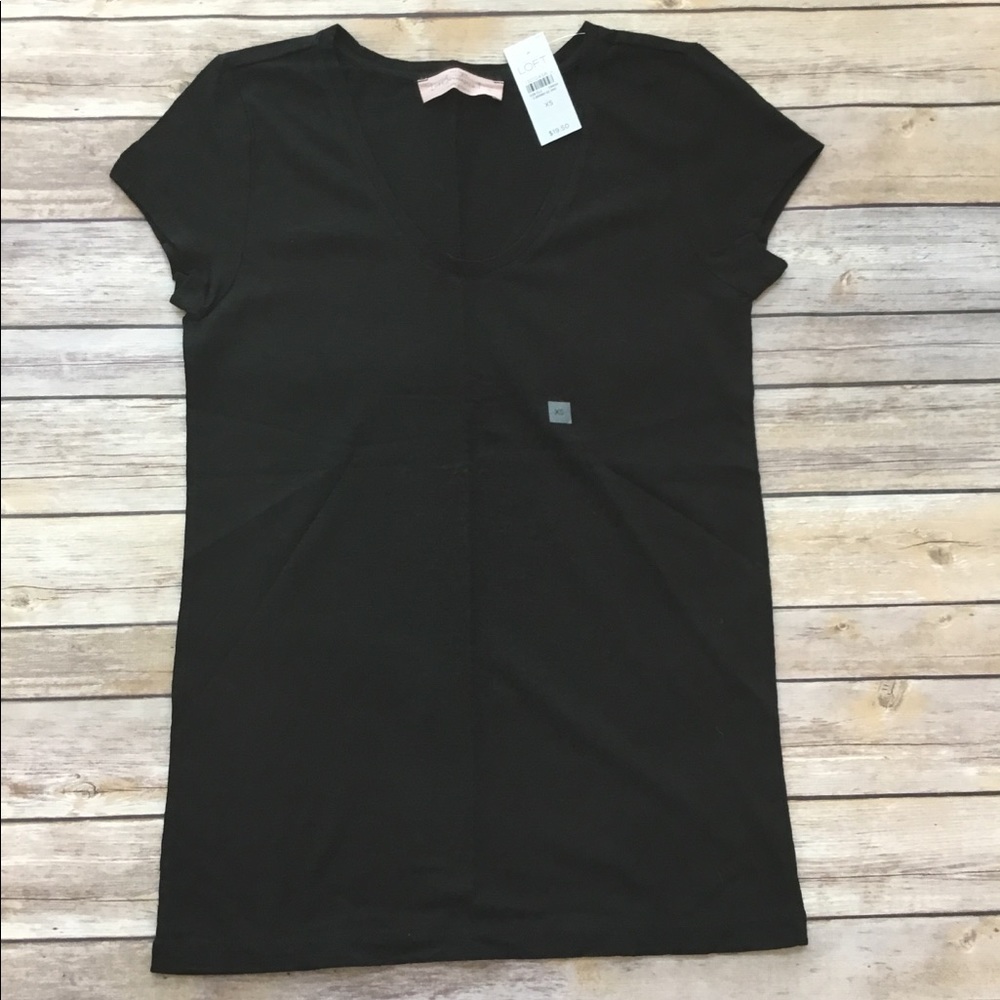 Ann Taylor Loft Sunwashed T XS NWT